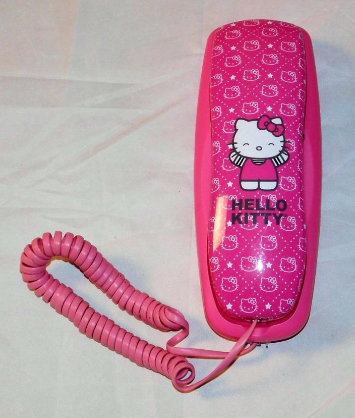 Sanrio Hello Kitty Slim Line Corded Room Wall Phone Telephone