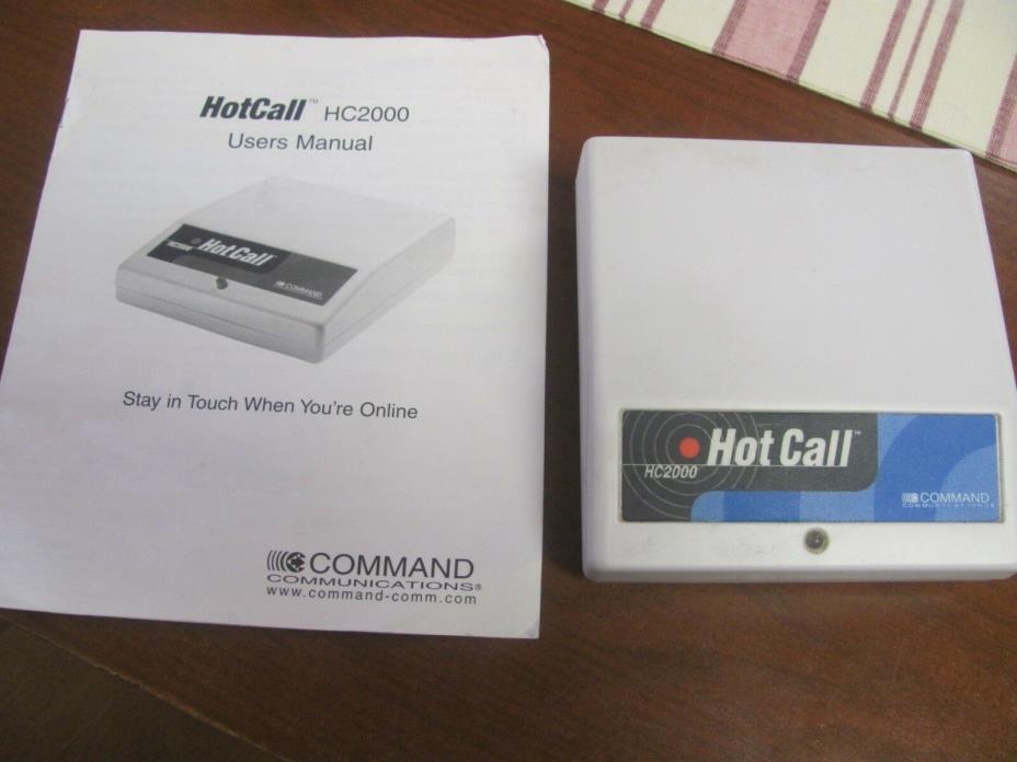 Hot Call HC2000 Command Communications copyright 1999