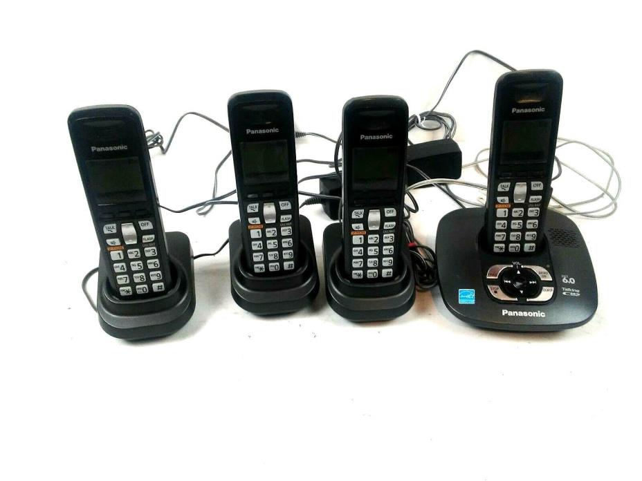 Panasonic KX-TG6431 Expandable Phone System DECT6.0, w/ 4 Handsets KX-TGA641