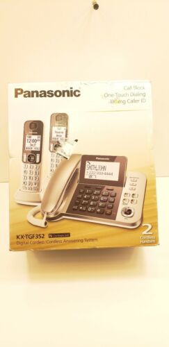Panasonic KX-TGF352N Corded/ Cordless Phone System w/ 2 Handsets 170-MB1