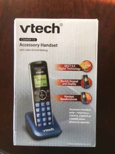 VTech CS6409 Accessory Cordless Handset for VTech CS6419 & CS6429 Series Cord