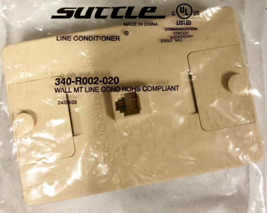 Suttle Line Conditioner Wall My Line 340-R002-020 NEW NIP SEALED