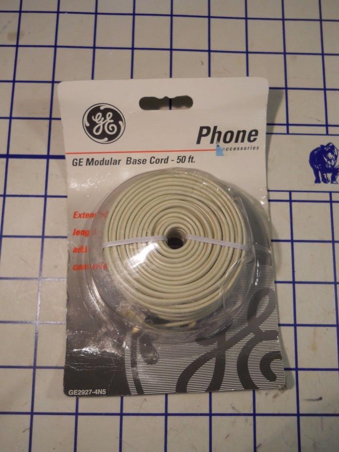 GE Modular Base Cord 50 FT Phone GE2927-4N5