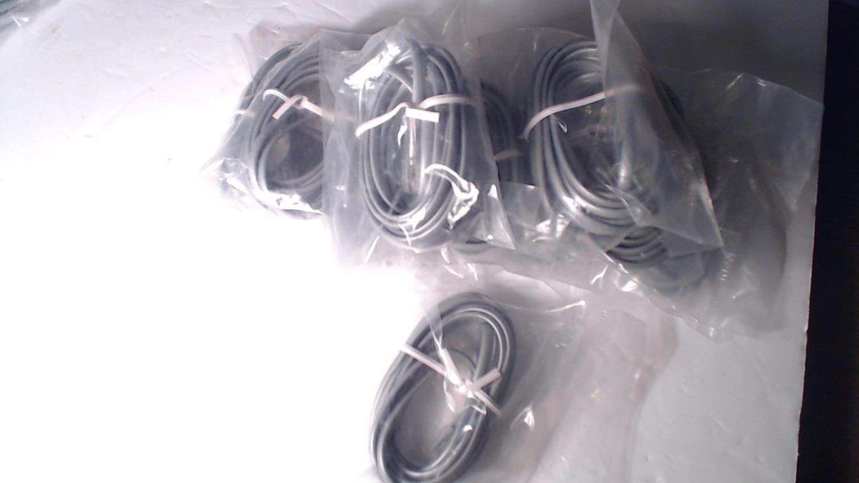 (10) 7ft RJ11 6P4C Cable Telephone Phone ADSL Modem FAX Line Cord 4 Pin  #6
