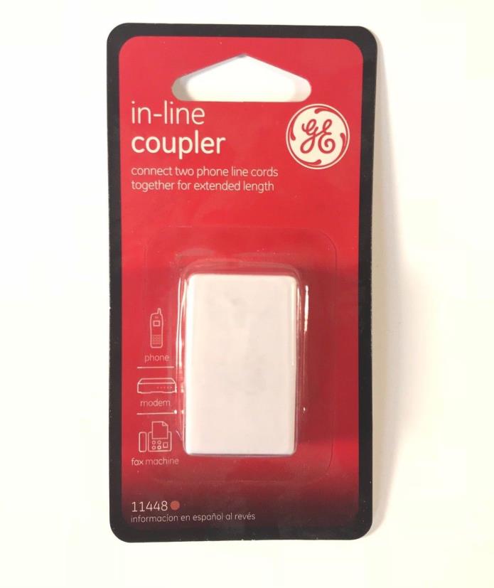 In-Lilne Coupler Phone Line Extender by GE