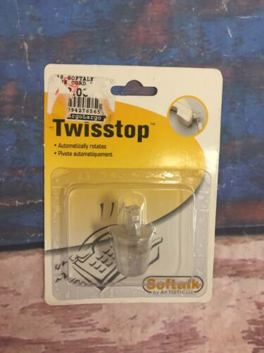 NEW Softalk Twisstop Clear/Transparent