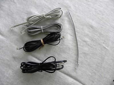 Assorted Telephone Line Cord Cable (5)