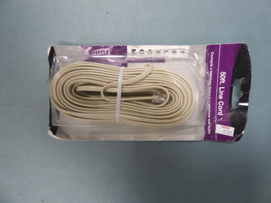Recoton T63WHITE Modular Line Cord, 4 Conductor, White (43)