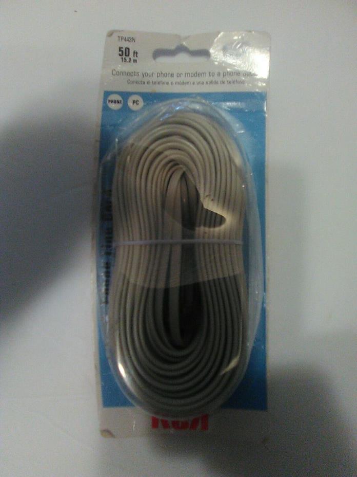 NEW RCA 50 Foot Phone Line White FREE Shipping