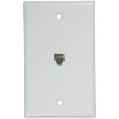 RCA(R) TP247WHR Phone Jack Wall Plate
