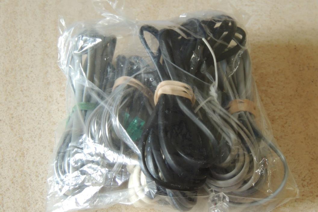Telephone Extension Phone Cord   - Lot 6 LONG AND SHORTER