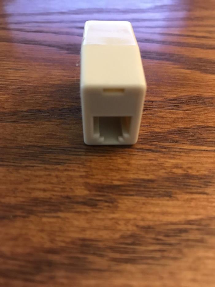 Modular Inline Coupler Phone Cord Connector S60609