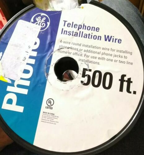 GE Telephone Installation Wire 500 Foot