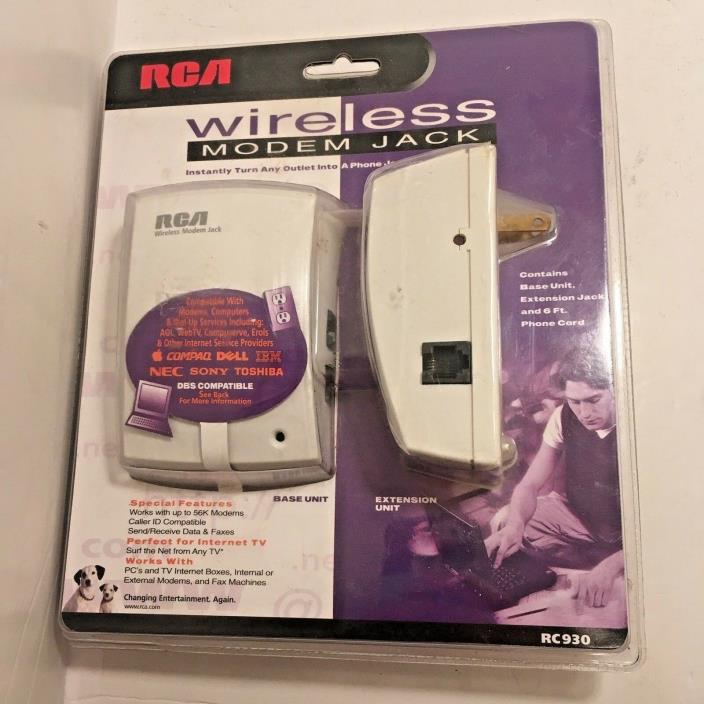 RCA Wireless Modem Jack RC930 Caller ID Compatible New