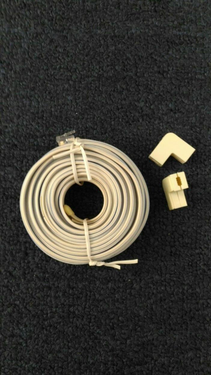 30 ft telephone self adhesive line cord