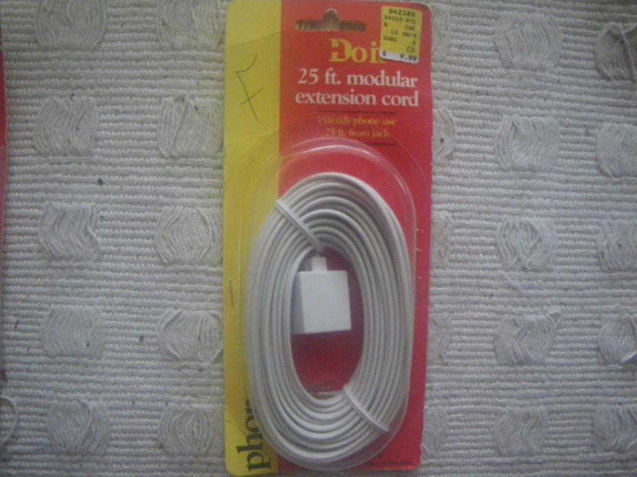 New Do-It-Best Corp. White 25-Foot Modular Extension Cord