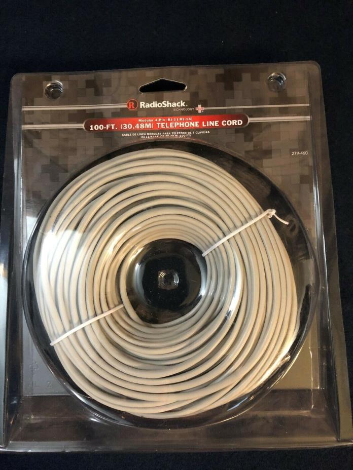 RadioShack 100-FT (30.48M) Telephone Line Cord (279-460)