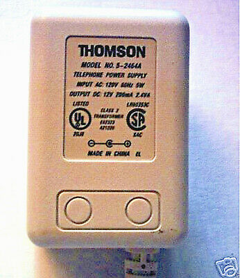 Thomson 5-2464A AC Adapter Power Supply 12 Volt DC 200 mA Atlinks