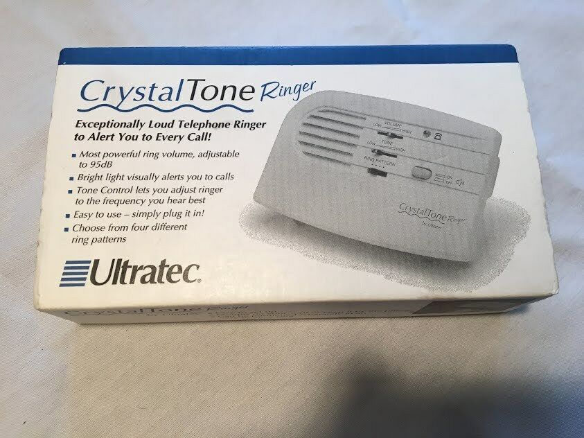 Ultratec Crystal Tone Ringer BRAND NEW IN ORIGINAL BOX!