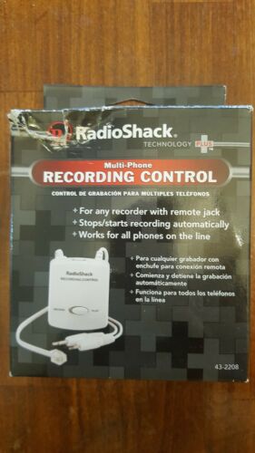 radio shack phone recording