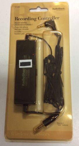 RadioShack 17-855 Wireless Phone Recording Controller