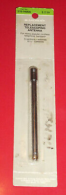 NOS RADIO SHACK/ARCHER 270-1406A REPLACEMENT TELESCOPING ANTENNA--FACTORY SEALED