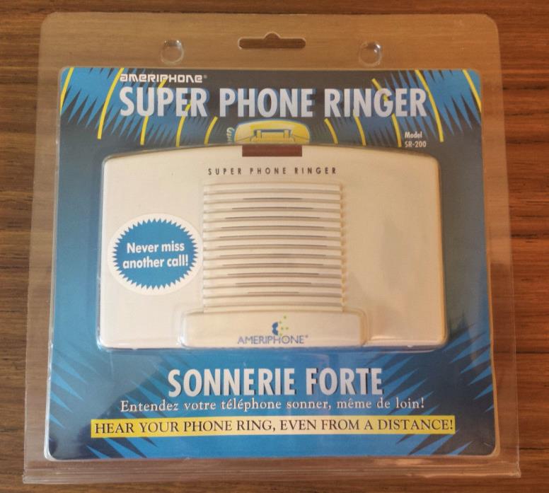 Ameriphone Super Loud Phone Ringer SR200 95+ Decibels