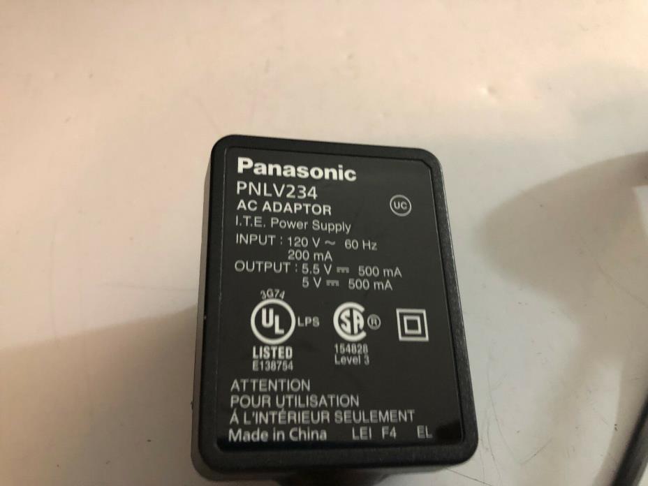 Panasonic PNLV234 AC Adapter for KX-TG9542B, KX-TG7875S, TG385SK OEM Genuine