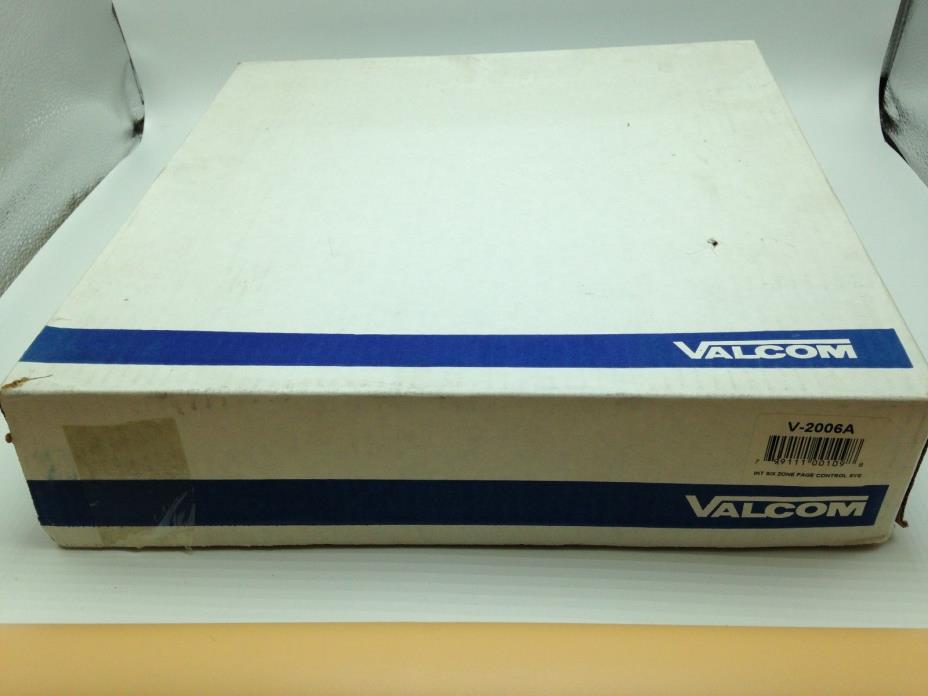 Valcom V-2006A Integrated 6 Zone Page Control Unit