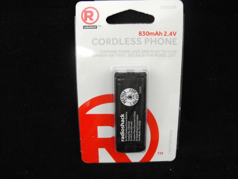 PANASONIC  KX5776 CORDLESS PHONE BATTERY Radioshack 2302350