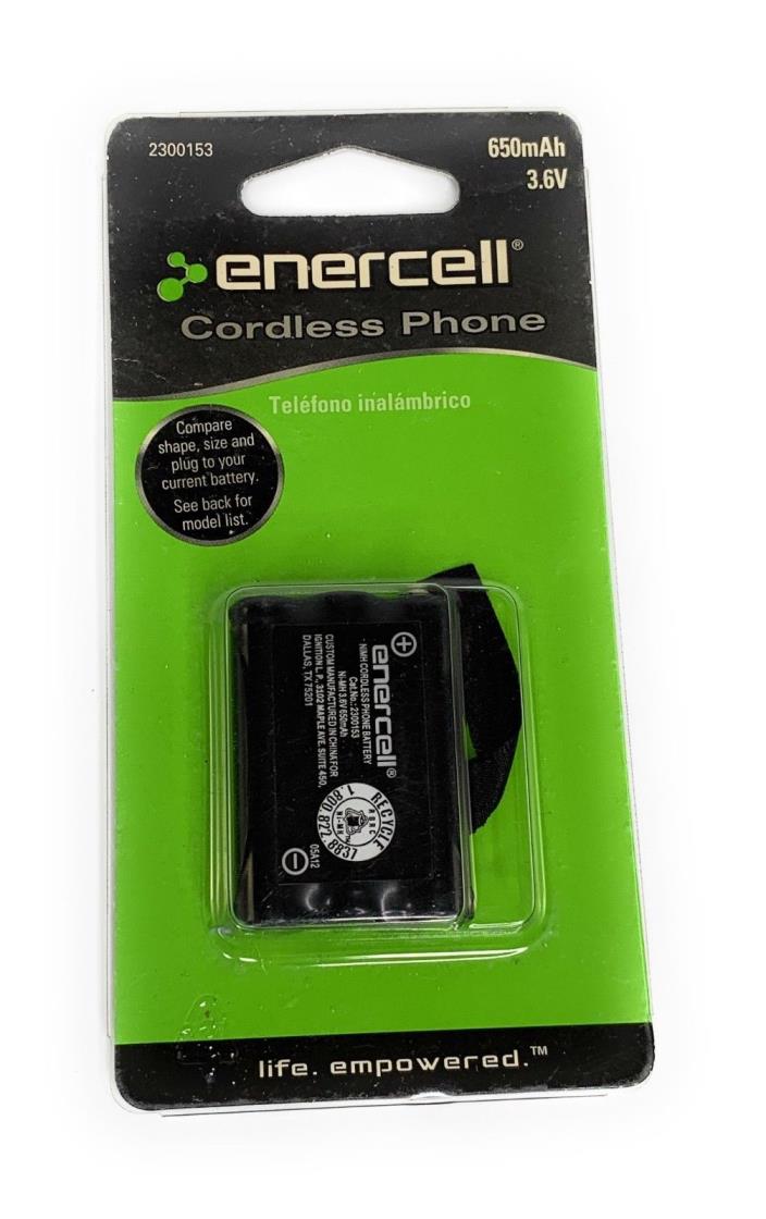 Enercell 3.6V/650mAh Ni-MH Cordless Phone Battery for AT&T 2300153