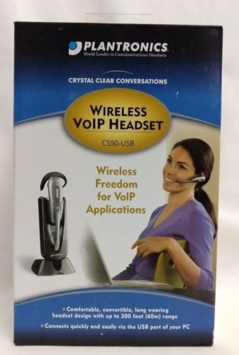 Plantronics CS50-USB Wireless VOIP Office Digital Headset System