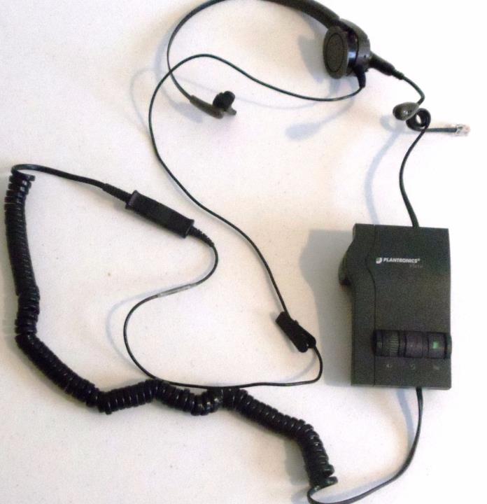 Plantronics Corded Headset and M12 Vista Amplifier