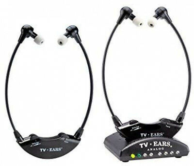 TV Ears Analog Dual Original Wireless Headsets System, TV Hearing Aid Devices,