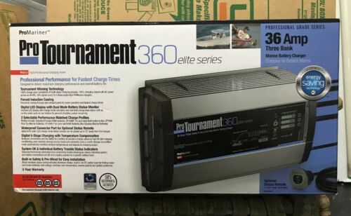 ProMariner 52036 ProTourn Elite 36 Triple Waterproof Battery Charger