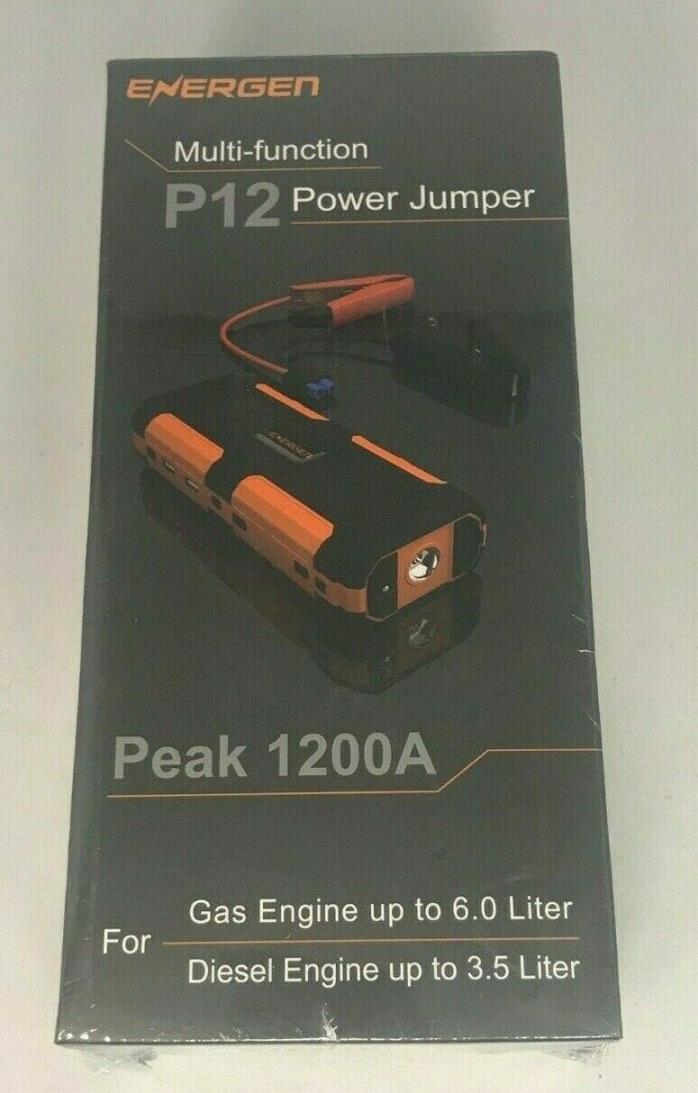 BRAND NEW Energen P12 Power Jumper, Car Jump Starter, and more | 1200 Amps