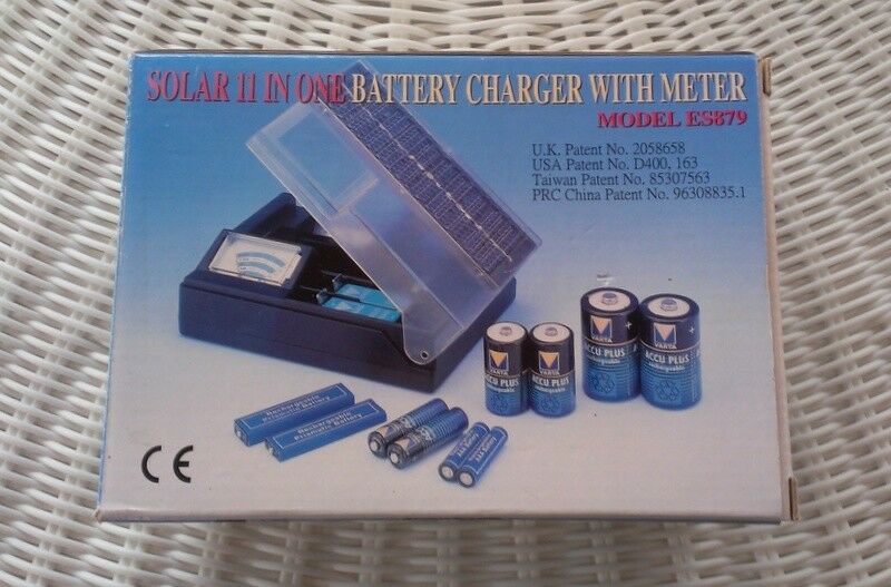 Solar 11 In One Battery Charger with Meter Model ES879