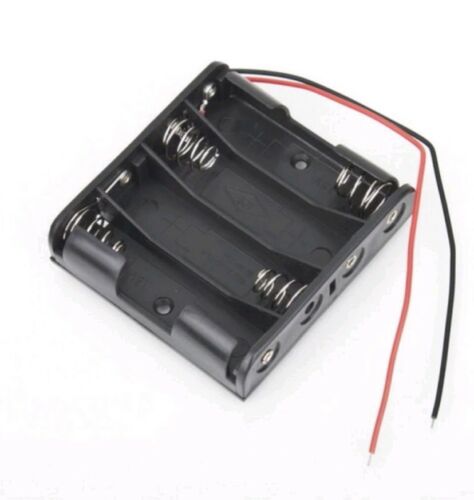 4*AA Battery Box Holder Case with Wire Length: 150mm Electronics Hobby x 1