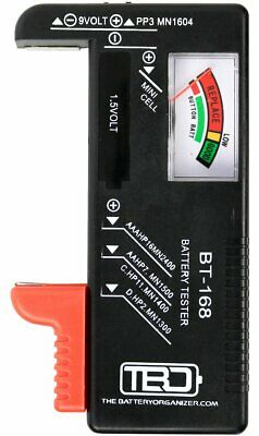 The Battery Organizer TBO30343 Tester Universal Checker for Cell Batteries