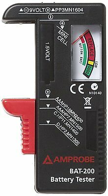 Amprobe BAT-200 Battery Tester,Charge,Organize,Store,Inspect,Measure,Power, Volt