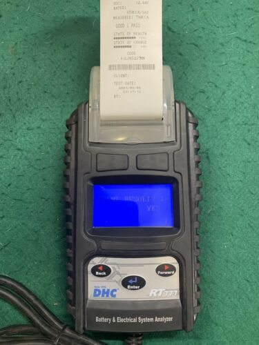 6V 12V 24V Car Truck Battery Tester W/Printer DHC RT777 USED IN GREAT CONDITION!