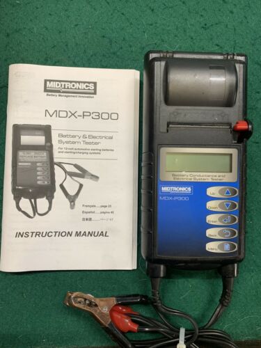 Midtronics MDX-P300 12V Battery & Charging System Tester USED IN GREAT CONDITION