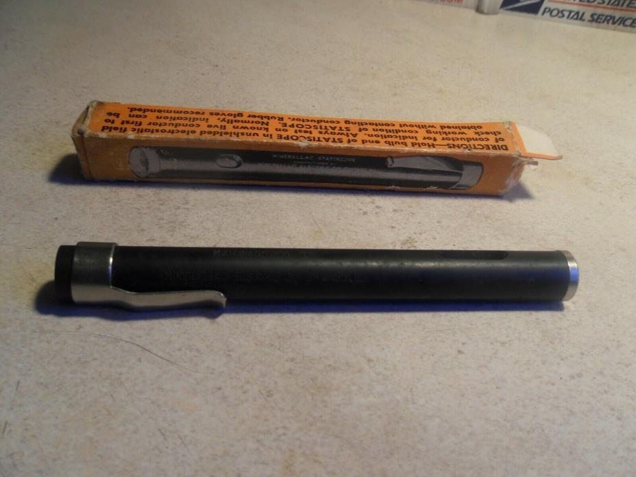 Minerallac Pocket Type Statiscope ps3000 High Voltage Tester/Indicator Hand Tool