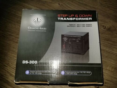 Diamond Series 300 watts Step Up/Down voltage converter transformer NEW IN BOX