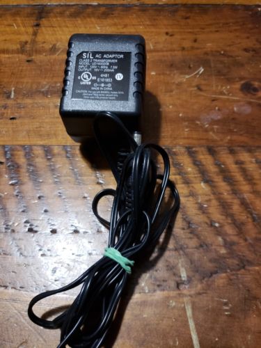 SIL UD160020B AC Adapter Power Supply Charger 16 Volt 200mA Class 2 Transformer