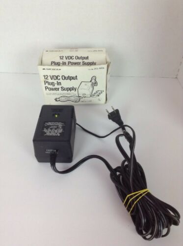 Vintage Power Supply Radio Shack Archer 12V For Use TV VCR Stereo Walkie Talkie
