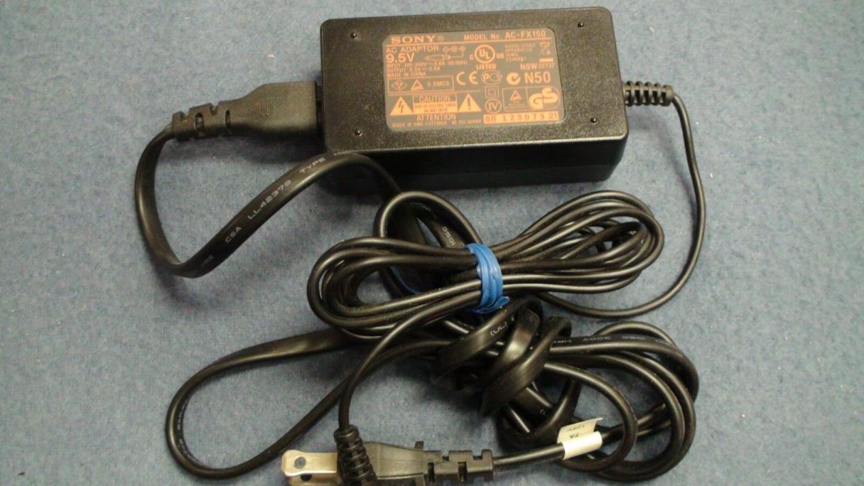 GENUINE OEM SONY AC ADAPTOR AC-FX150 9.5V