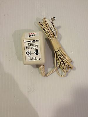 Atlinks 5-2558 Class 2 Power Supply Adapter Transformer Output 9V-200mA  #290