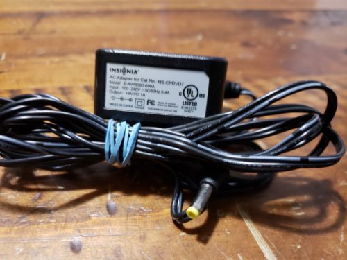 INSIGNIA E-AWB090-090A AC Power Adapter 9V For NS-7DVDPA Free Ship