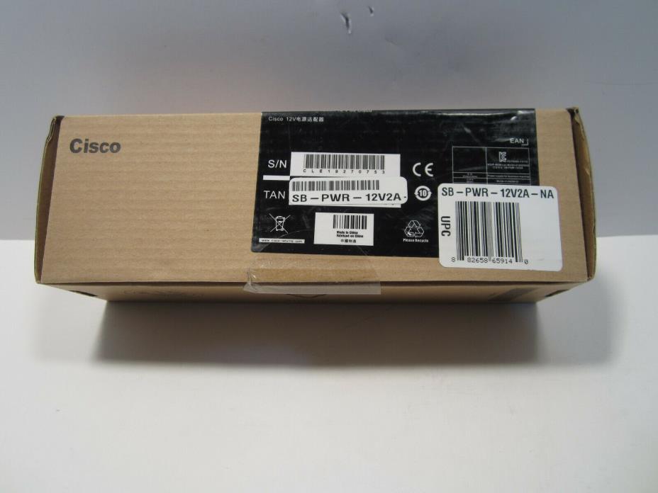 NEW Cisco SB-PWR-12V2A 12V Power Adapter Supply